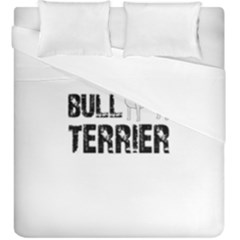 Bull Terrier  Duvet Cover Double Side (king Size) by Valentinaart