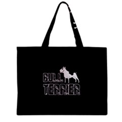 Bull Terrier  Zipper Mini Tote Bag by Valentinaart