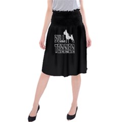 Bull Terrier  Midi Beach Skirt by Valentinaart