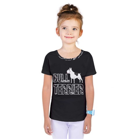 Bull Terrier  Kids  One Piece Tee by Valentinaart