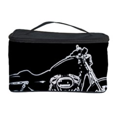 Motorcycle Old School Cosmetic Storage Case by Valentinaart