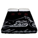 Motorcycle old school Fitted Sheet (King Size) View1