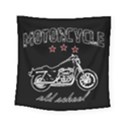 Motorcycle old school Square Tapestry (Small) View1