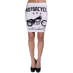 Motorcycle Old School Bodycon Skirt by Valentinaart