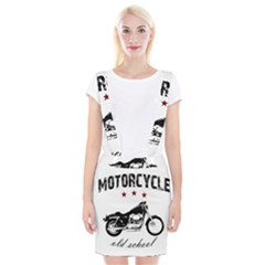 Motorcycle Old School Braces Suspender Skirt by Valentinaart