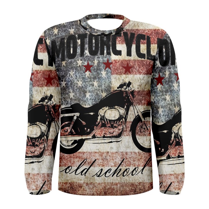 Motorcycle old school Men s Long Sleeve Tee