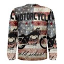 Motorcycle old school Men s Long Sleeve Tee View2