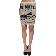 Motorcycle Old School Bodycon Skirt by Valentinaart