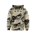 Motorcycle old school Kids  Pullover Hoodie View1