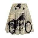 Motorcycle old school High Waist Skirt View1