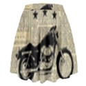 Motorcycle old school High Waist Skirt View2