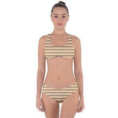 Colored Zig Zag Criss Cross Bikini Set by Colorfulart23