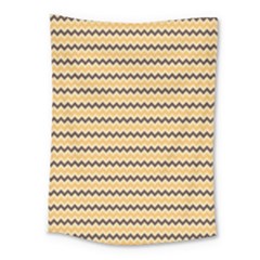 Colored Zig Zag Medium Tapestry by Colorfulart23