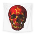 Russian flag skull Square Tapestry (Large) View1