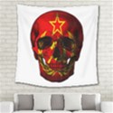 Russian flag skull Square Tapestry (Large) View2