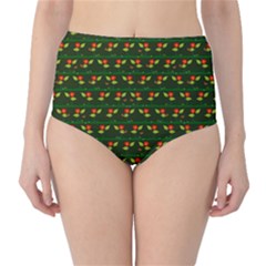 Plants And Flowers High-waist Bikini Bottoms by linceazul