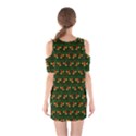 Plants And Flowers Shoulder Cutout One Piece View2