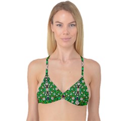 Pearl Flowers In The Glowing Forest Reversible Tri Bikini Top by pepitasart