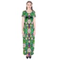 Pearl Flowers In The Glowing Forest Short Sleeve Maxi Dress View1