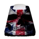 UK flag skull Fitted Sheet (Single Size) View1