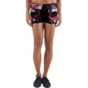 UK flag skull Yoga Shorts View1