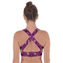 Lillie Of The Valley And Metal Cross Back Sports Bra View2