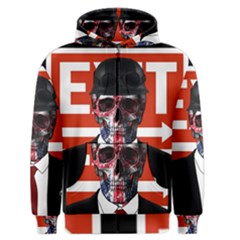 Dualism Men s Zipper Hoodie by Valentinaart