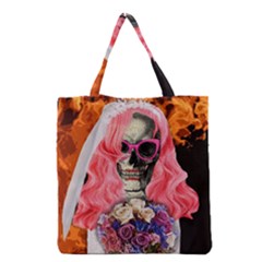 Bride From Hell Grocery Tote Bag by Valentinaart