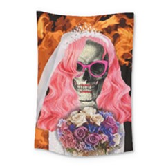 Bride From Hell Small Tapestry by Valentinaart