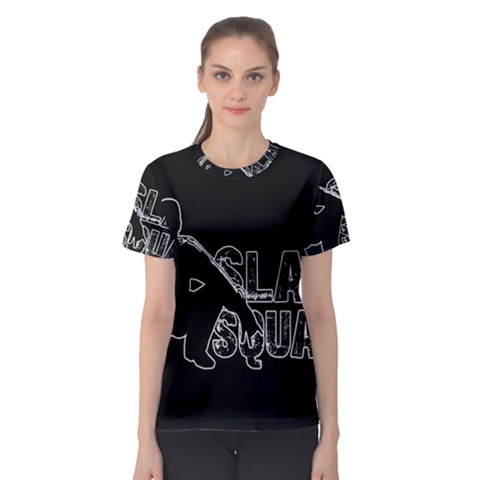 Slav Squat Women s Sport Mesh Tee by Valentinaart