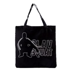 Slav Squat Grocery Tote Bag by Valentinaart