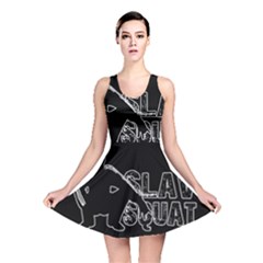 Slav Squat Reversible Skater Dress by Valentinaart