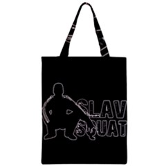 Slav Squat Zipper Classic Tote Bag by Valentinaart