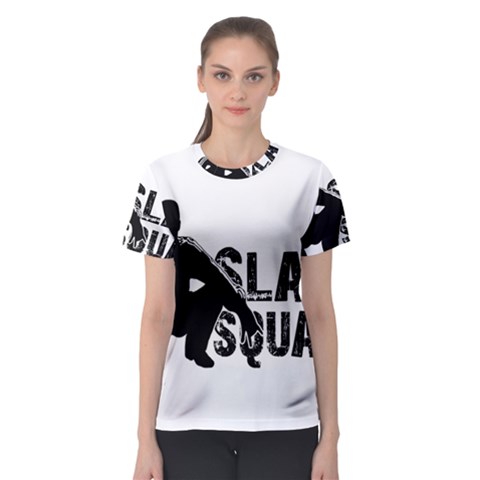 Slav Squat Women s Sport Mesh Tee by Valentinaart