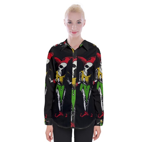 Joker  Womens Long Sleeve Shirt by Valentinaart