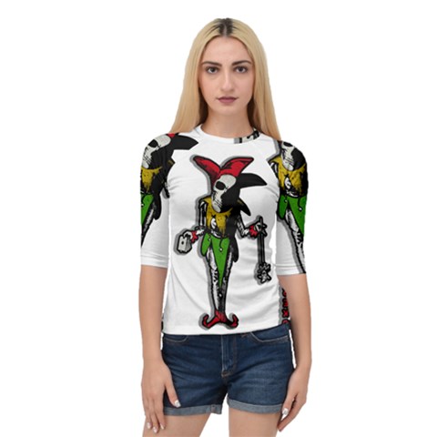 Joker  Quarter Sleeve Tee by Valentinaart