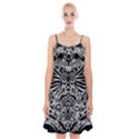 Tattoo tribal owl Spaghetti Strap Velvet Dress View1