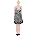 Tattoo tribal owl Spaghetti Strap Velvet Dress View2