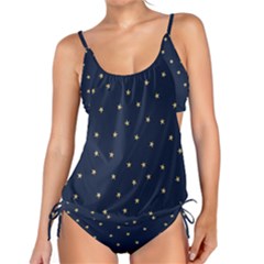 Navy/gold Stars Tankini Set