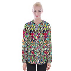 Psychedelic Background Womens Long Sleeve Shirt