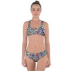 Psychedelic Background Criss Cross Bikini Set