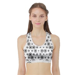 Army Stars Sports Bra With Border