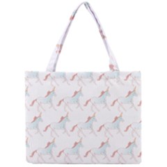 Unicorn Pattern Mini Tote Bag by paulaoliveiradesign