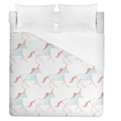 Unicorn Pattern Duvet Cover (queen Size)