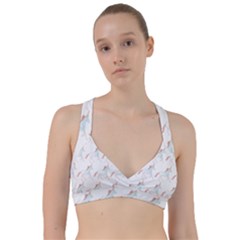 Unicorn Pattern Sweetheart Sports Bra