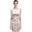 Geometric Losangle Pattern Rosy Classic Sleeveless Midi Dress View1