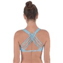 Blue Pattern Got No Strings Sports Bra View2