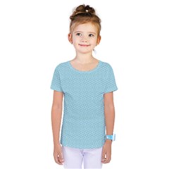 Blue Pattern Kids  One Piece Tee