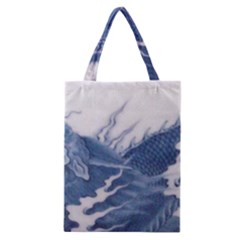 Blue Chinese Dragon Classic Tote Bag by paulaoliveiradesign