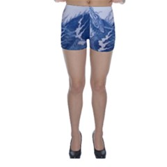 Blue Chinese Dragon Skinny Shorts by paulaoliveiradesign